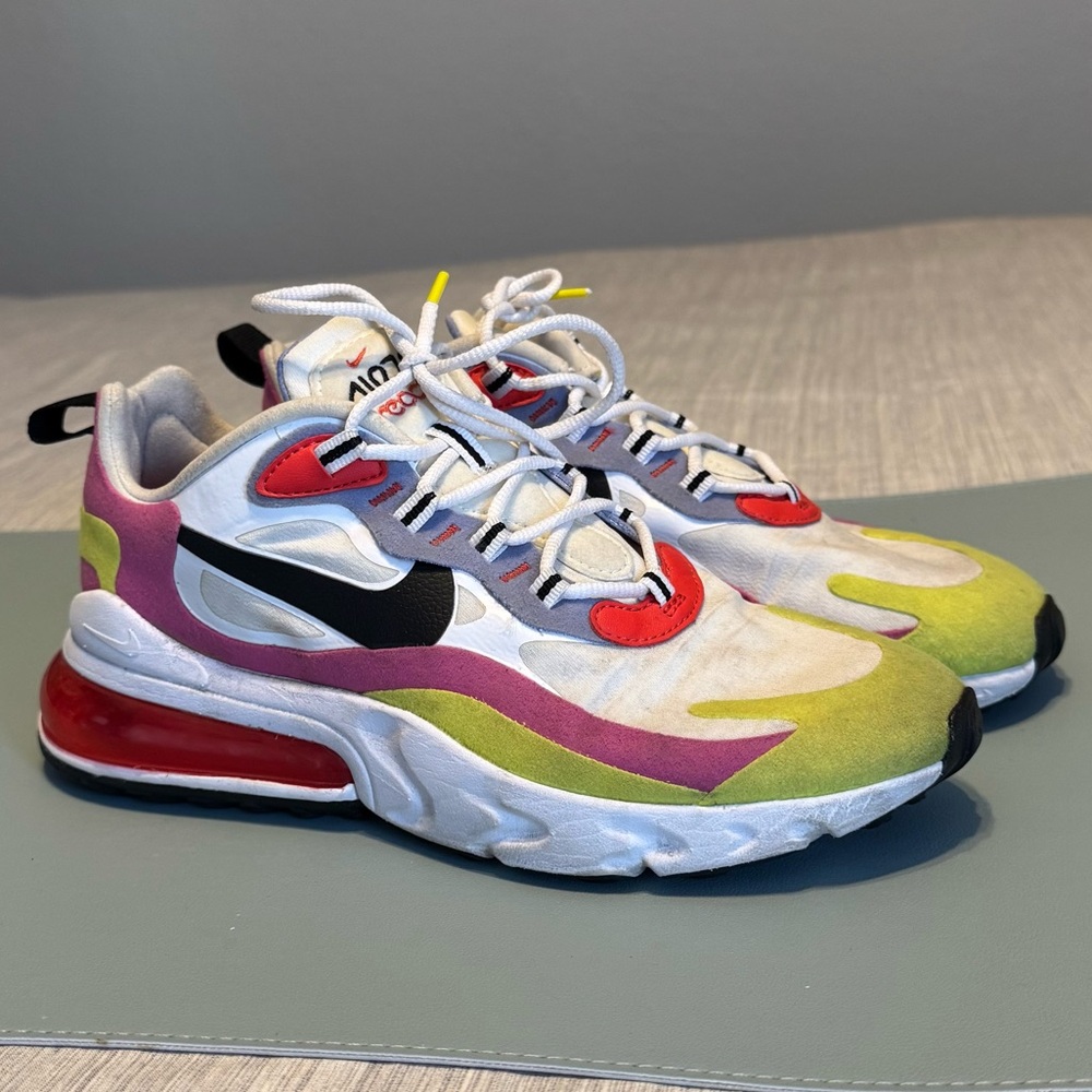 Size 8 Women Nike Air Max 270 React Multi-Color